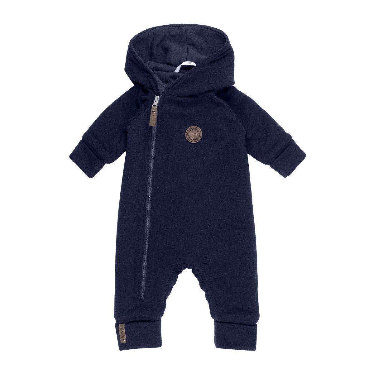 Merino Wool & Cotton Baby Overall – Navy Blue - Tiny Tugz™