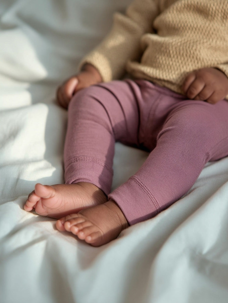 Wool Baby & Children's Pants - Merino Wool - Lavender Mist