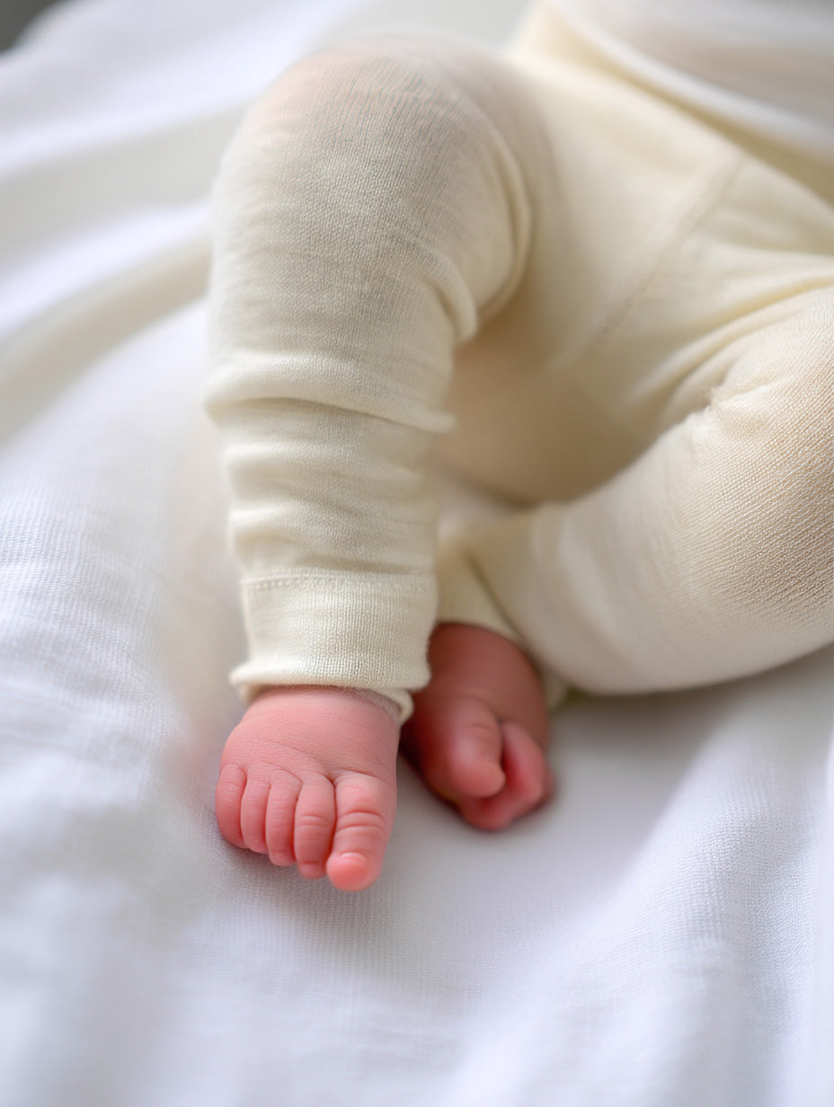 Wool Baby Pants - Merino Wool - Natural