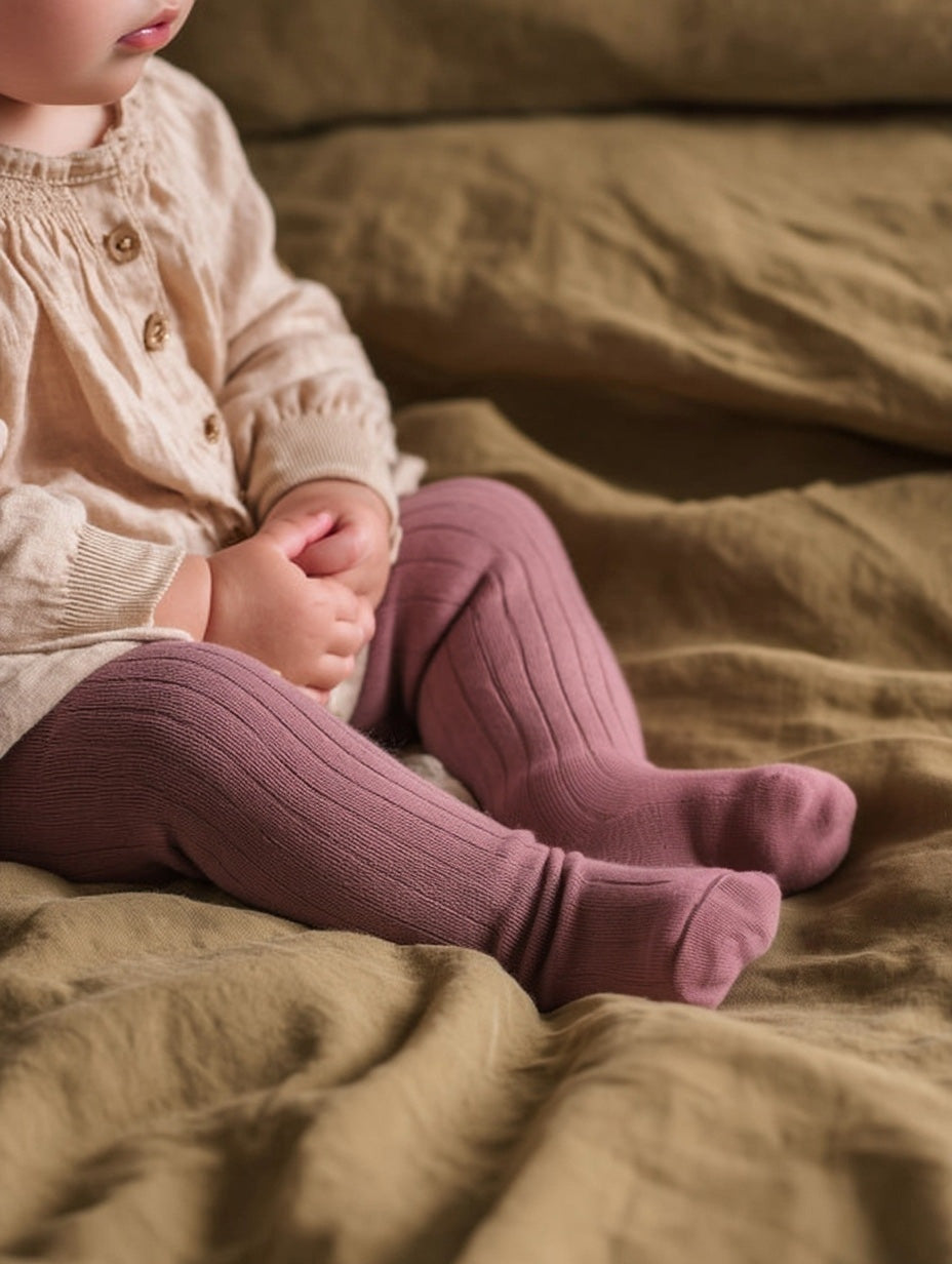 Wool Baby & Children's Tights - Merino Wool - Haze