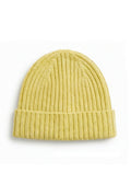 Knitted Merino Wool Baby Hat - Lemonade