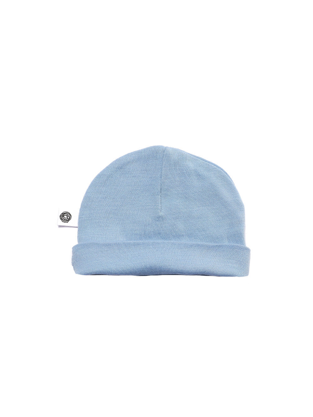 Wool Baby Hat - Merino Wool - Blue Fog