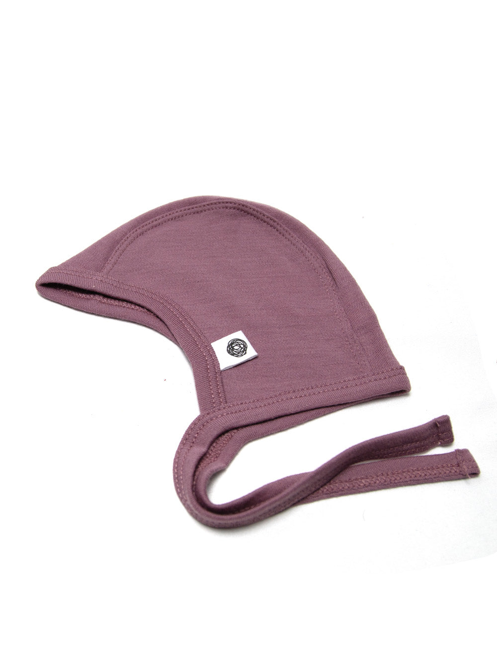 Baby Wool Bow Hat - Merino Wool - Grape Shake