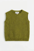 Knitted Merino Wool Baby Spencer - Pickle