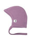 Baby Wool Bow Hat - Merino Wool - Lavender Mist