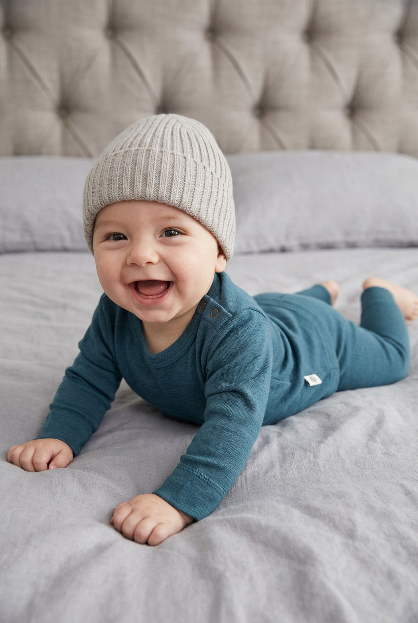 Wool Baby & Children's Sweater - Merino Wool - Orion Blue