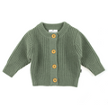 Knitted Wool Baby Cardigan - Merino Wool - Harper