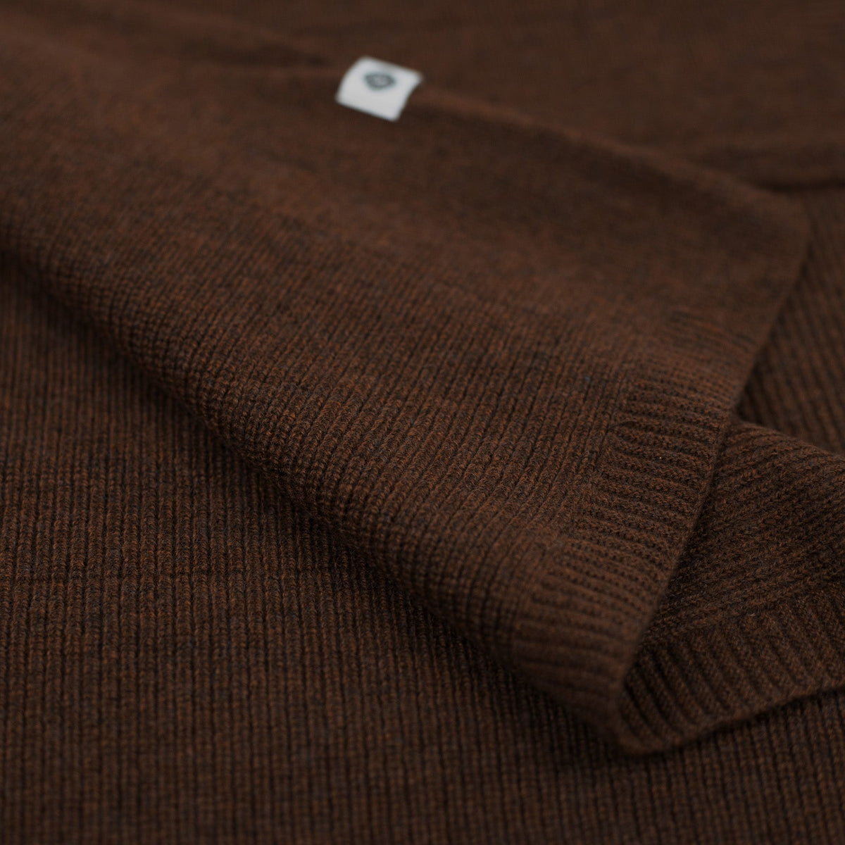Knitted Wool Baby/Children's Blanket - Merino Wool - Brunette
