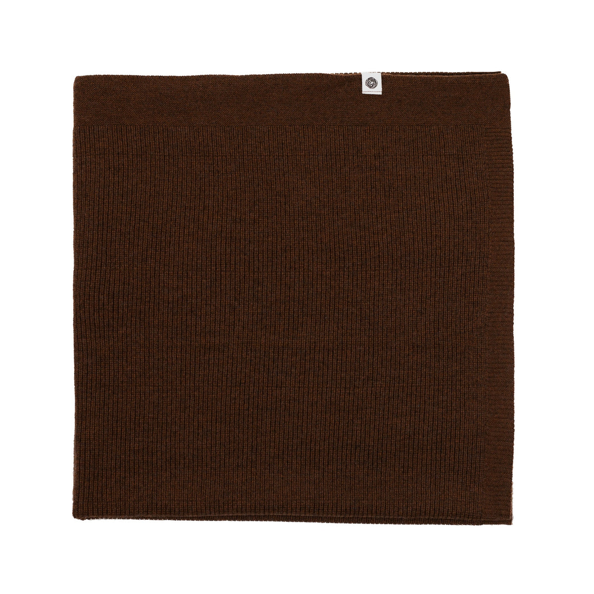 Knitted Wool Baby/Children's Blanket - Merino Wool - Brunette