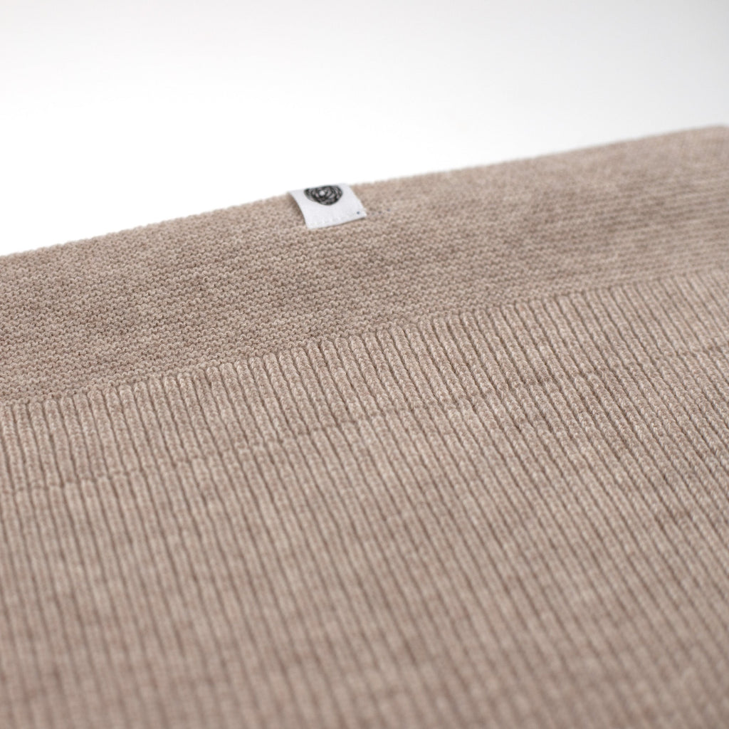 Knitted Wool Baby/Children's Blanket - Merino Wool - Cobble