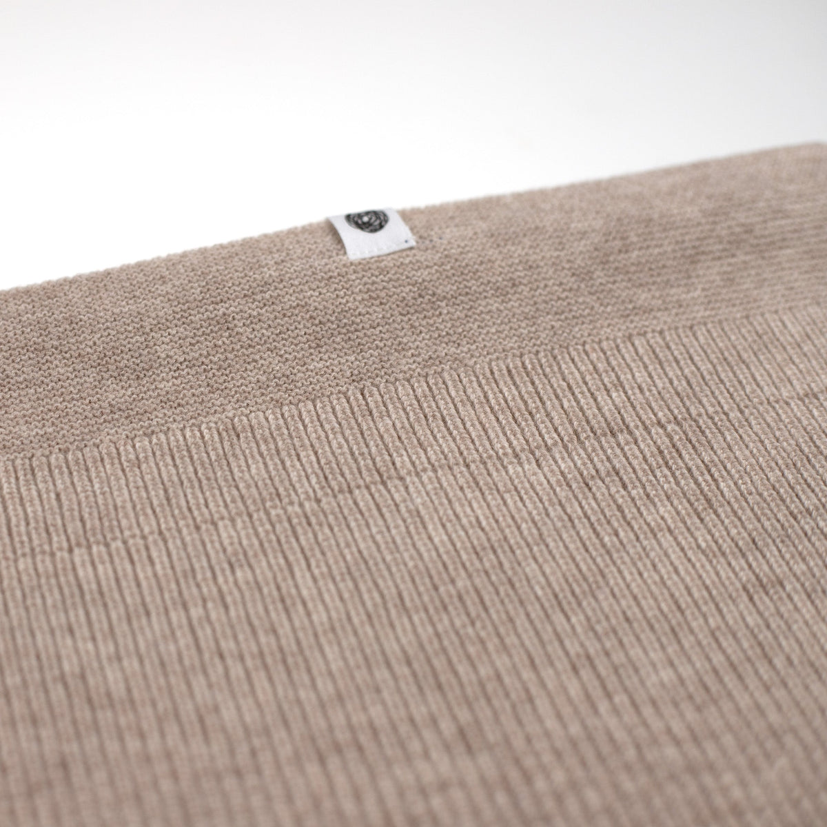 Knitted Wool Baby/Children's Blanket - Merino Wool - Cobble