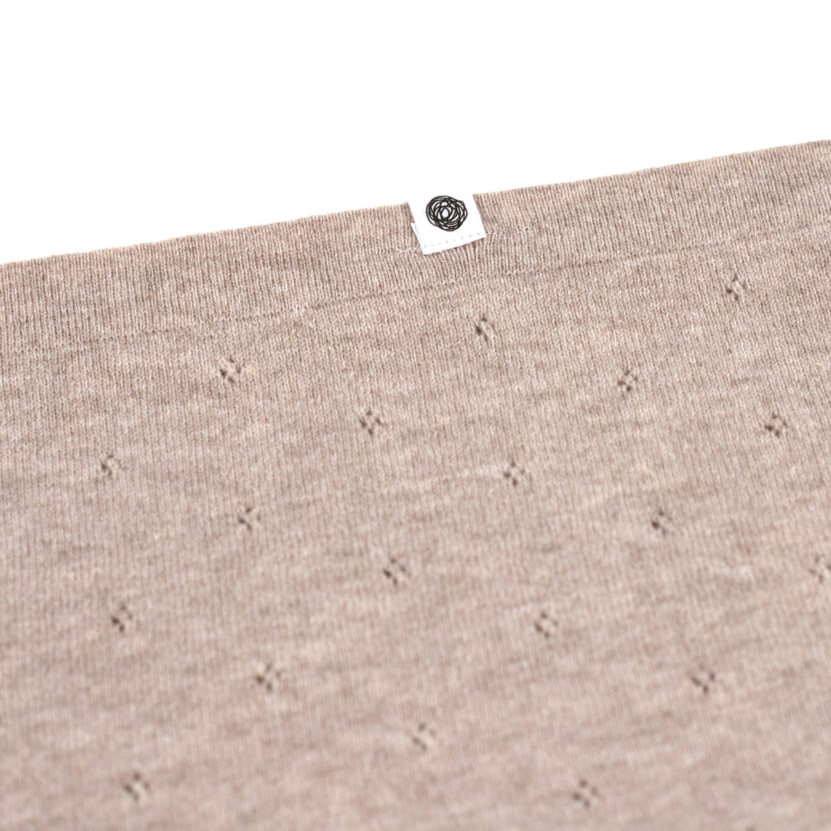 Wool Baby/Children's Blanket / Swaddle Blanket - Pointelle Knit - Merino Wool - Garlic