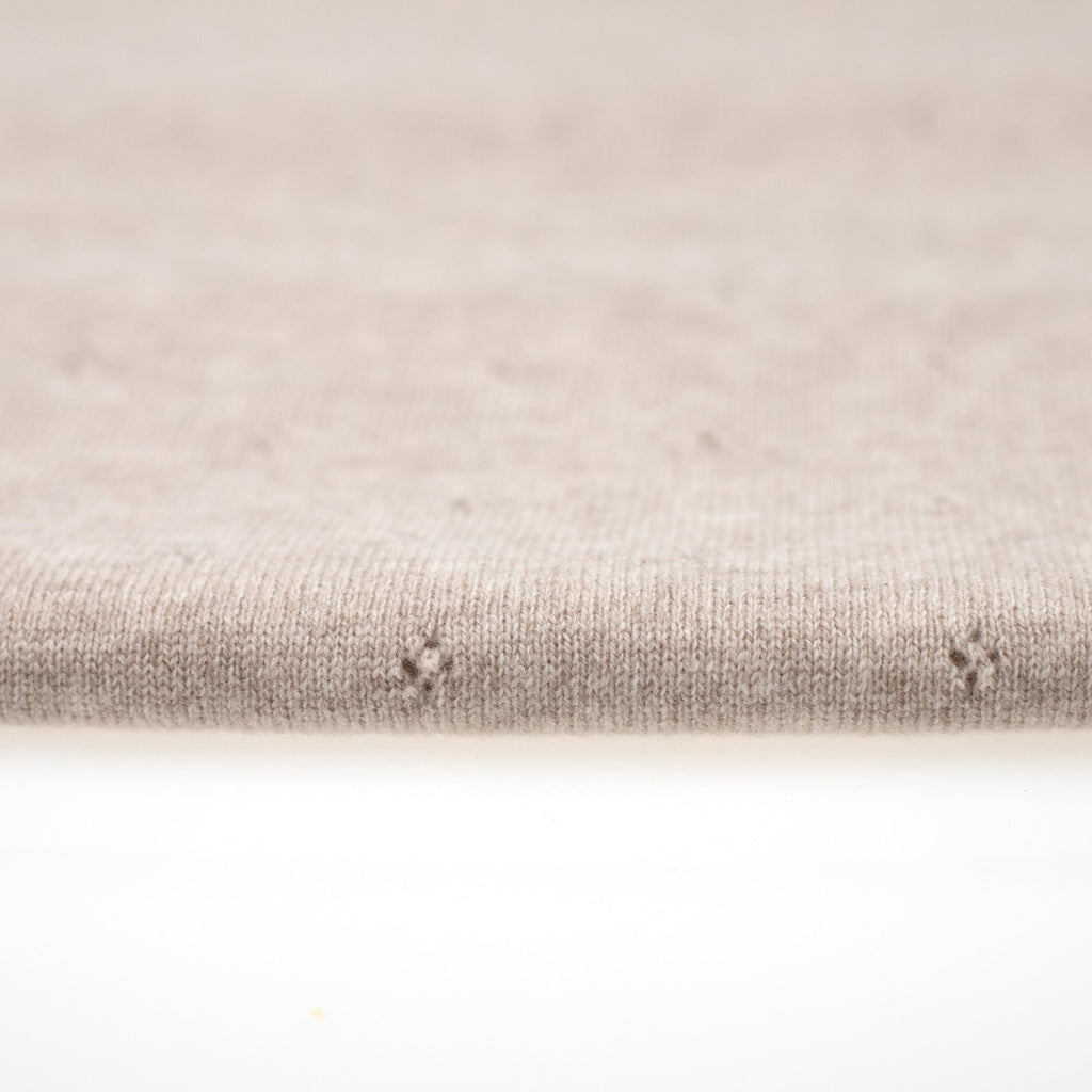 Wool Baby/Children's Blanket / Swaddle Blanket - Pointelle Knit - Merino Wool - Garlic