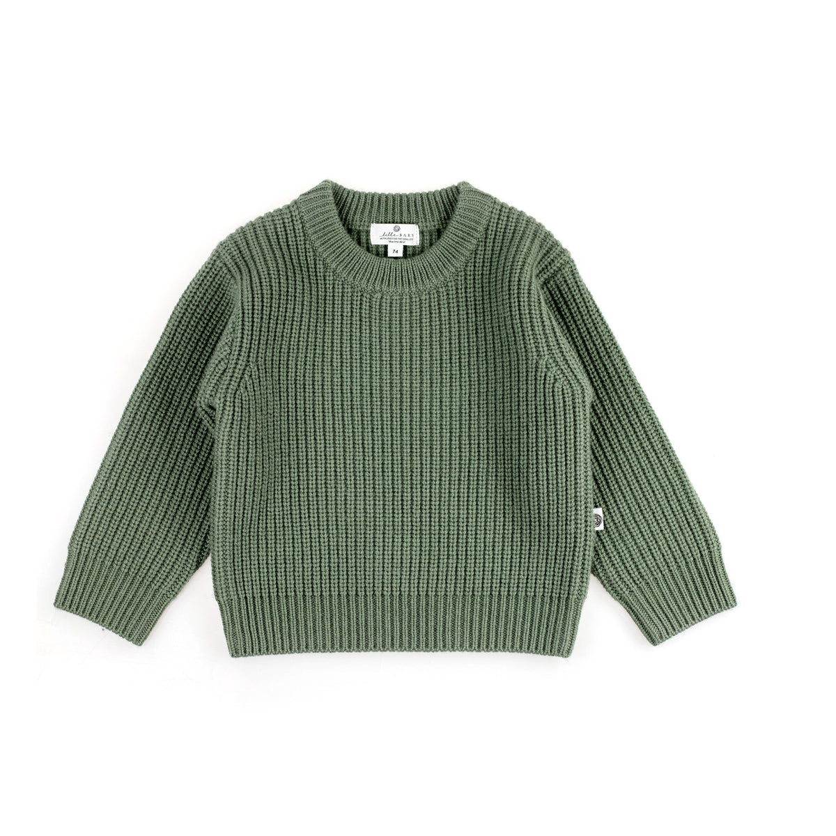 Knitted Wool Baby Sweater - Merino Wool - Harper