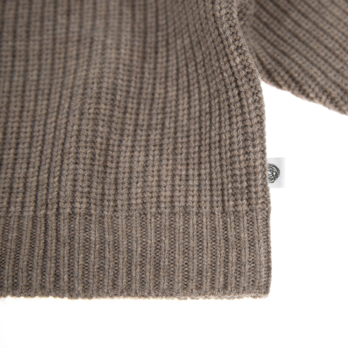 Knitted Wool Baby Sweater - Merino Wool - Cobble