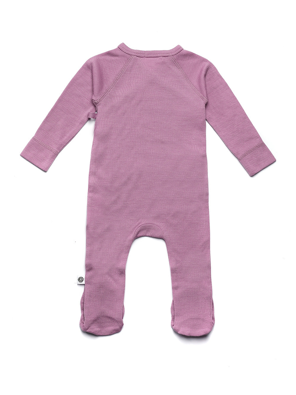 Wool Romper / Crawl Suit - Merino Wool - Lavender Mist