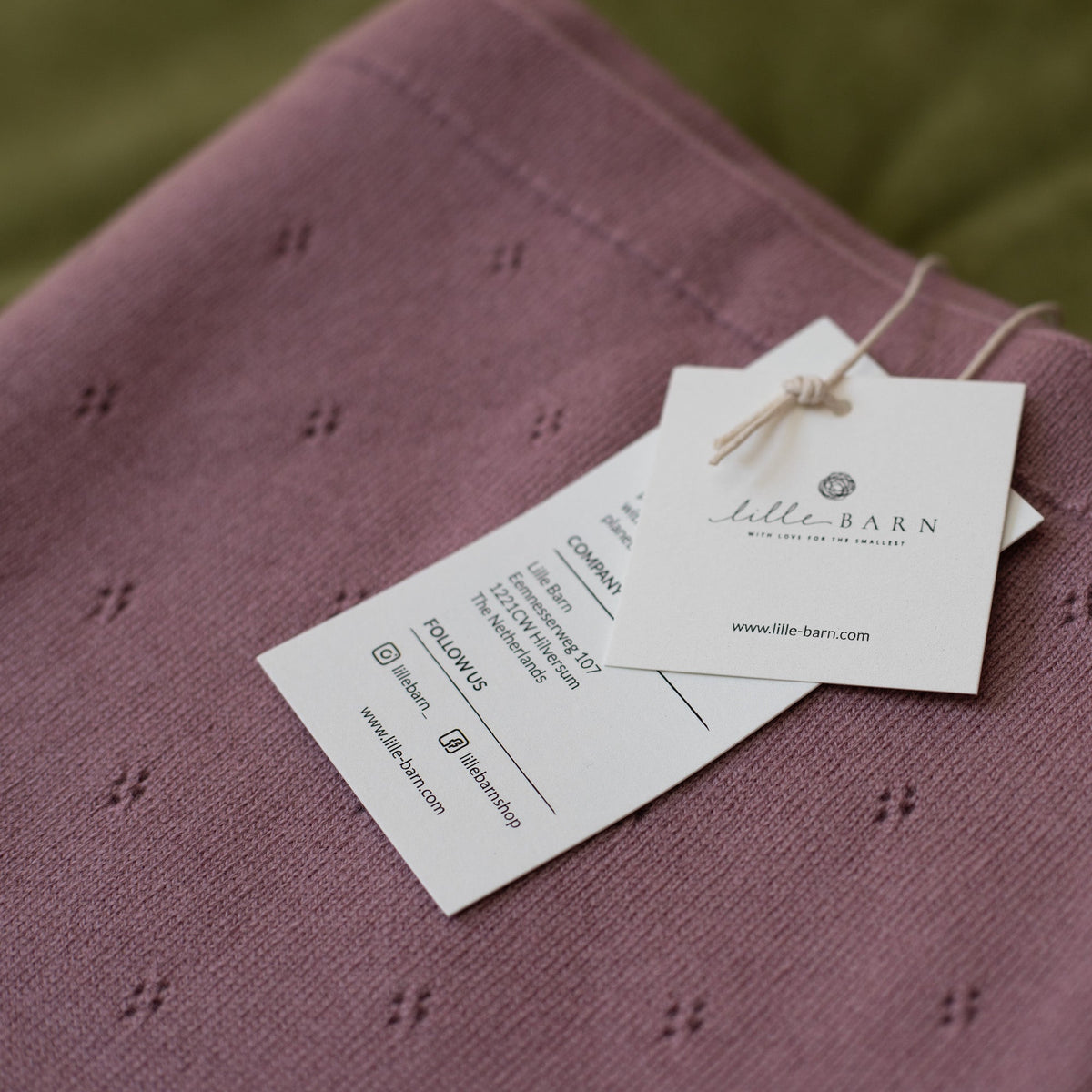 Wool Baby/Children's Blanket / Swaddle Blanket - Pointelle Knit - Merino Wool - Haze