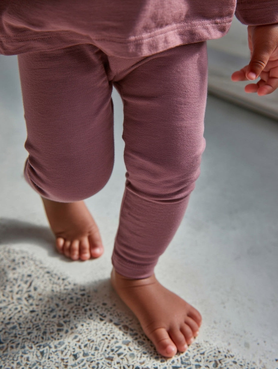 Wool Baby & Children's Pants - Merino Wool - Grape Shake