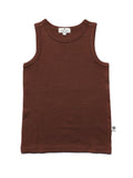 Wool Children's Shirt - Merino Wool - Cinnamon
