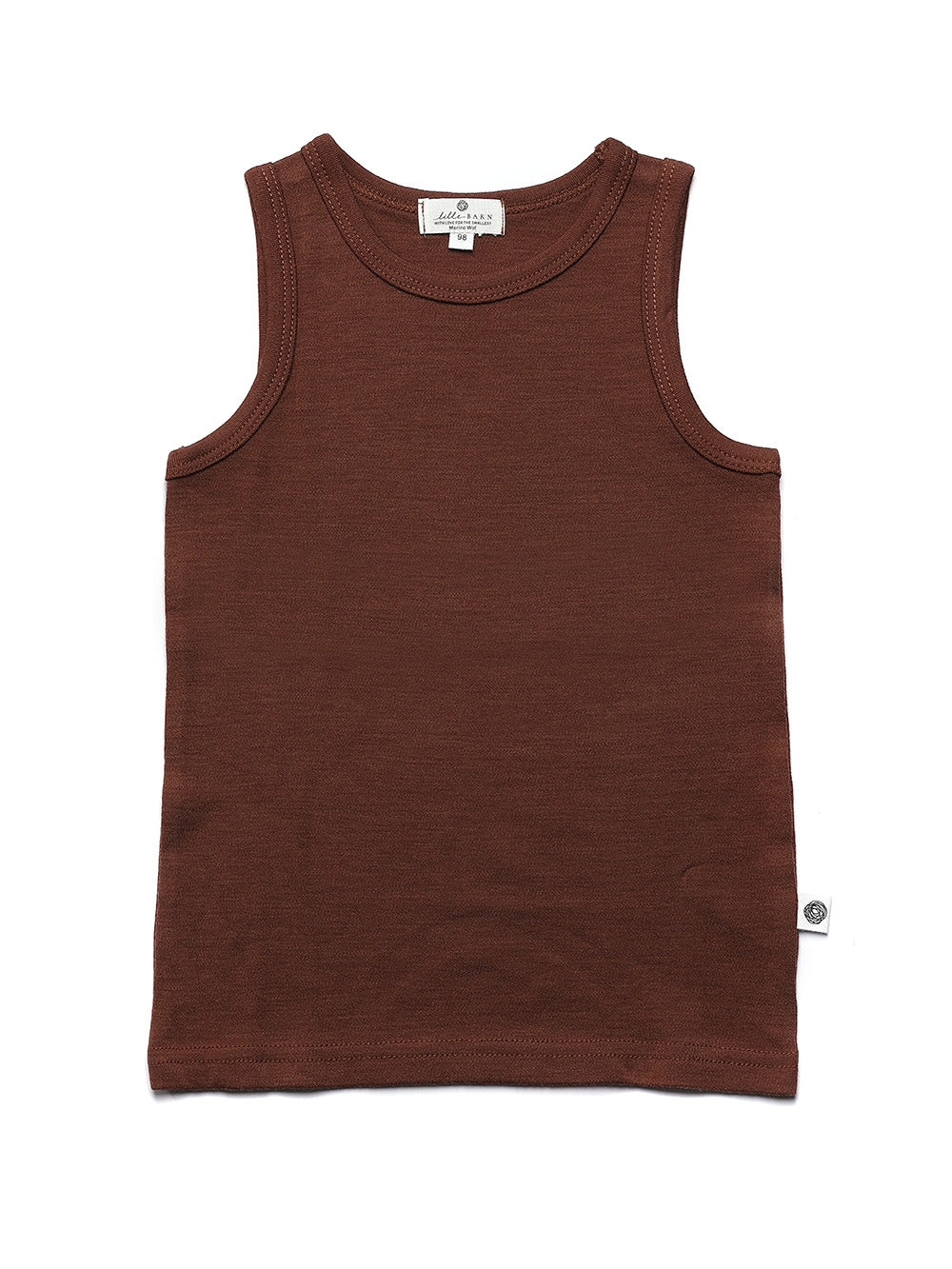 Wool Children's Shirt - Merino Wool - Cinnamon