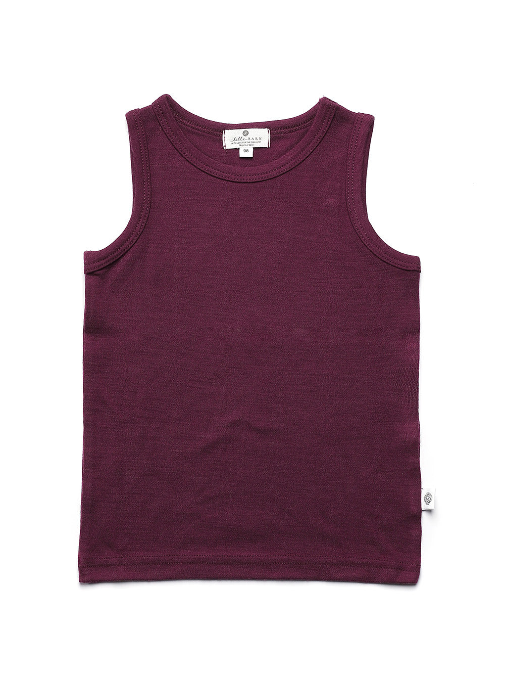 Wool Children's Shirt - Merino Wool - Fig