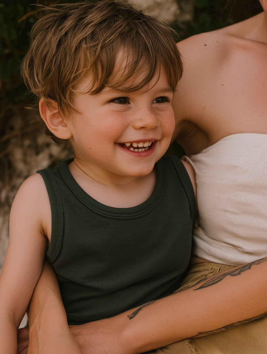 Wool Children's Shirt - Merino Wool - Mountain View