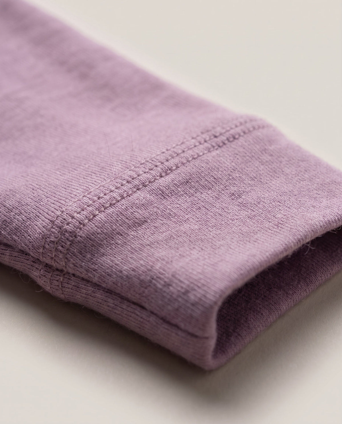 Wool Wrap Romper, Long Sleeve - Merino Wool - Lavender Mist
