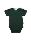 Wool Romper, Short Sleeve - Merino Wool - Mountain View
