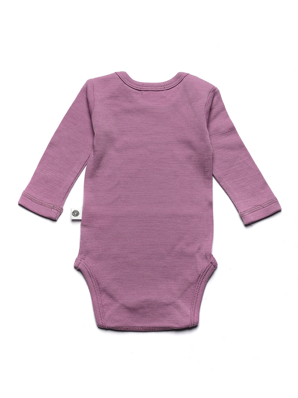 Wool Romper, Long Sleeve - Merino Wool - Lavender Mist
