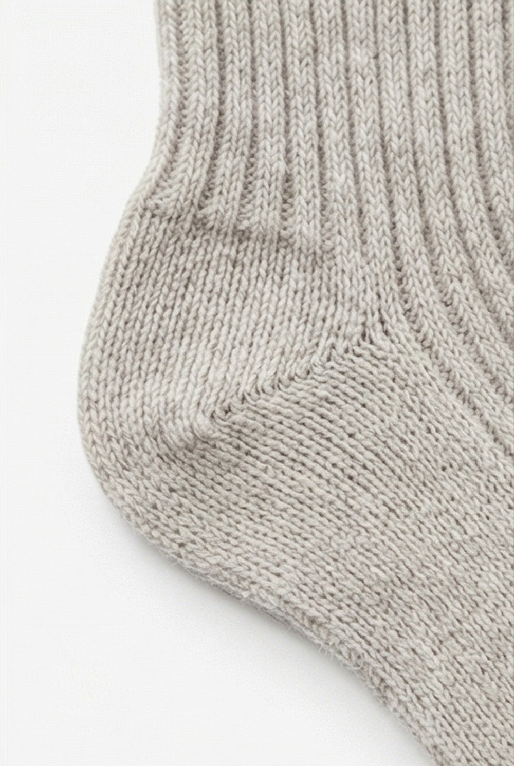Wool Baby Socks - Garlic