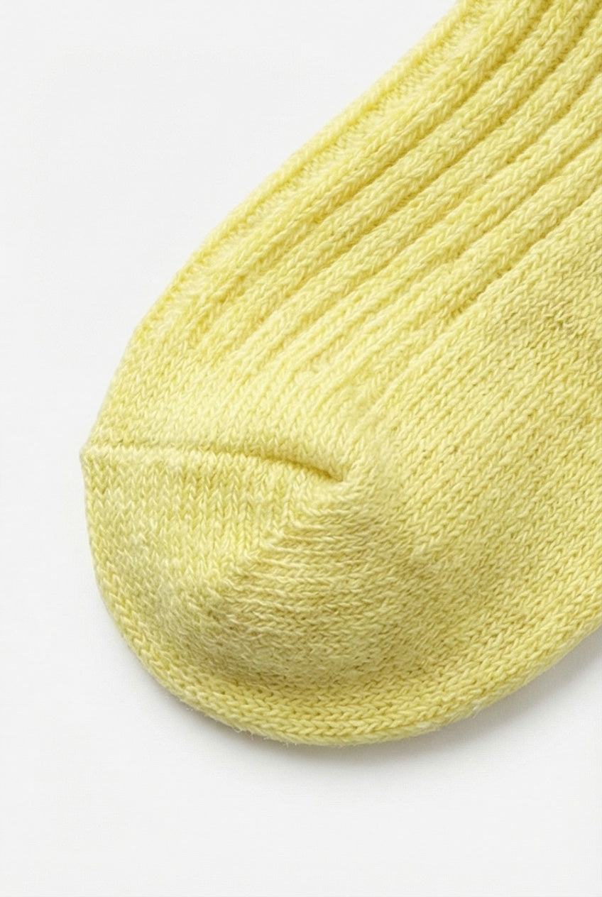 Wool Baby Socks - Lemonade
