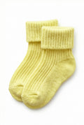 Wool Baby Socks - Lemonade