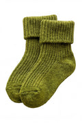 Wool Baby Socks - Pickle