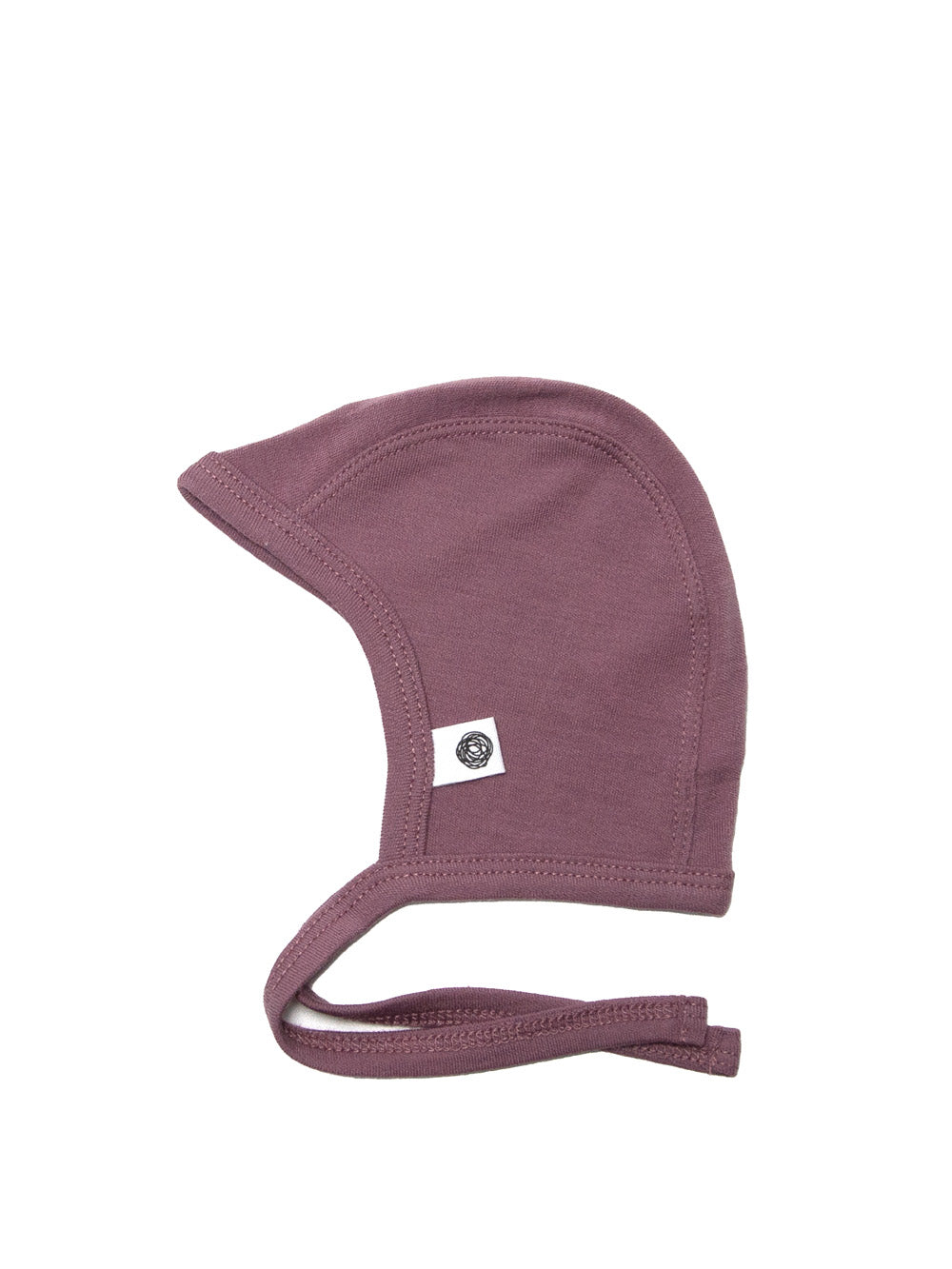 Baby Wool Bow Hat - Merino Wool - Grape Shake