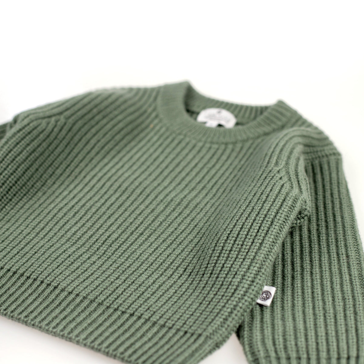 Knitted Wool Baby Sweater - Merino Wool - Harper