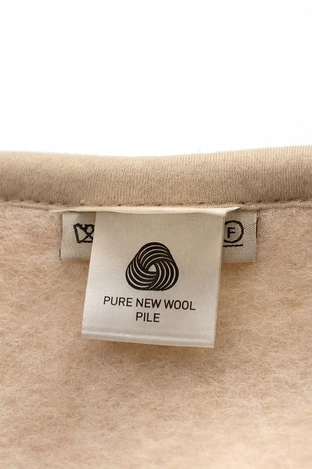 Wool Cot Blanket 93x135cm - Merino Wool - Almond