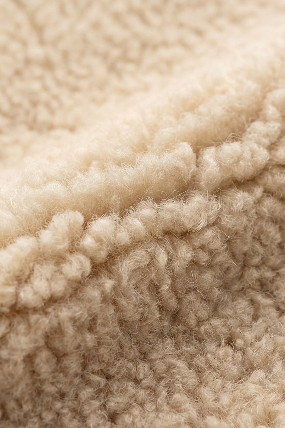 Wool Cradle Blanket - 75x100cm - Single-Layer - Merino Wool - Almond