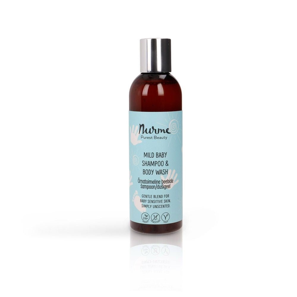 Mild Baby & Kids Shampoo & Body Wash 200 ml – Gentle, Organic 2-in-1 Cleanser for Sensitive Skin - Tiny Tugz™