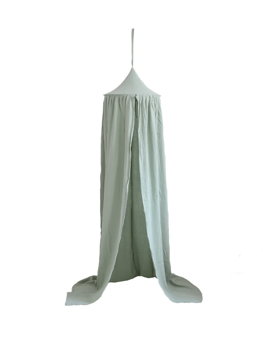 Mint GOTS Organic Cotton Bed Canopy for Babies & Kids (0–6y) - Tiny Tugz™