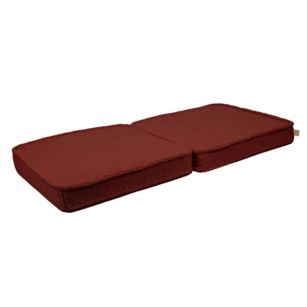 Modular Kids Play Sofa, Large - Bearly Fabric, 160 x 80 cm (Brown) - Tiny Tugz™