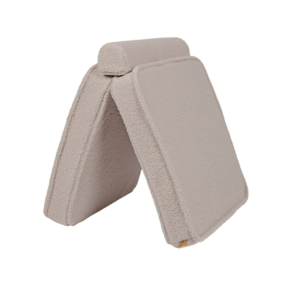 Modular Kids Play Sofa, Large - Bearly Fabric, 160 x 80 cm (Light Grey) - Tiny Tugz™
