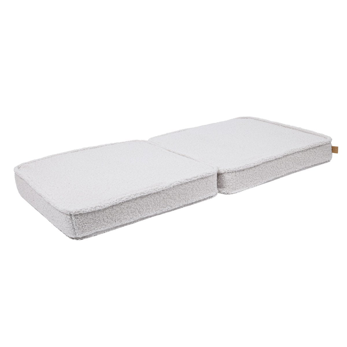 Modular Kids Play Sofa, Large - Bearly Fabric, 160 x 80 cm (White) - Tiny Tugz™