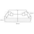 Modular Kids Play Sofa, Medium - Bouclé, 120 x 60 cm (White) - Tiny Tugz™