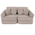 Modular Kids Play Sofa, Medium - Churros Corduroy (Beige) - Tiny Tugz™