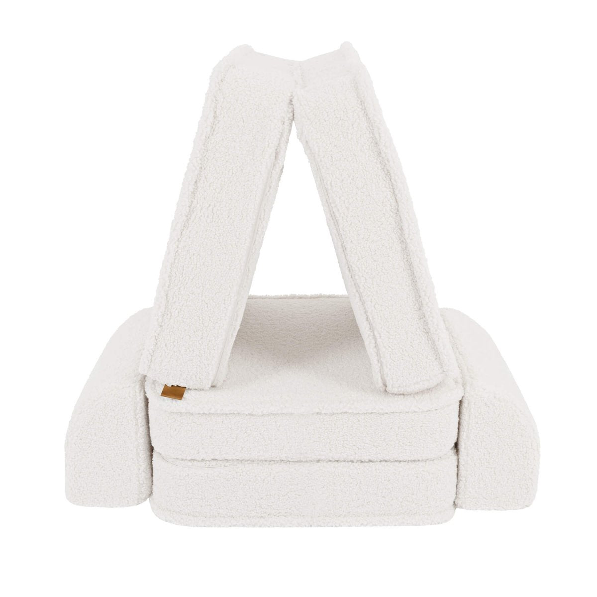 Modular Kids Play Sofa, Small - Bearly Fabric (Cream) - Tiny Tugz™