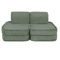 Modular Kids Play Sofa, Small - Churros Corduroy (Sage Green) - Tiny Tugz™