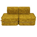 Modular Kids Play Sofa, Small - Tangle Fabric (Honey Mustard) - Tiny Tugz™