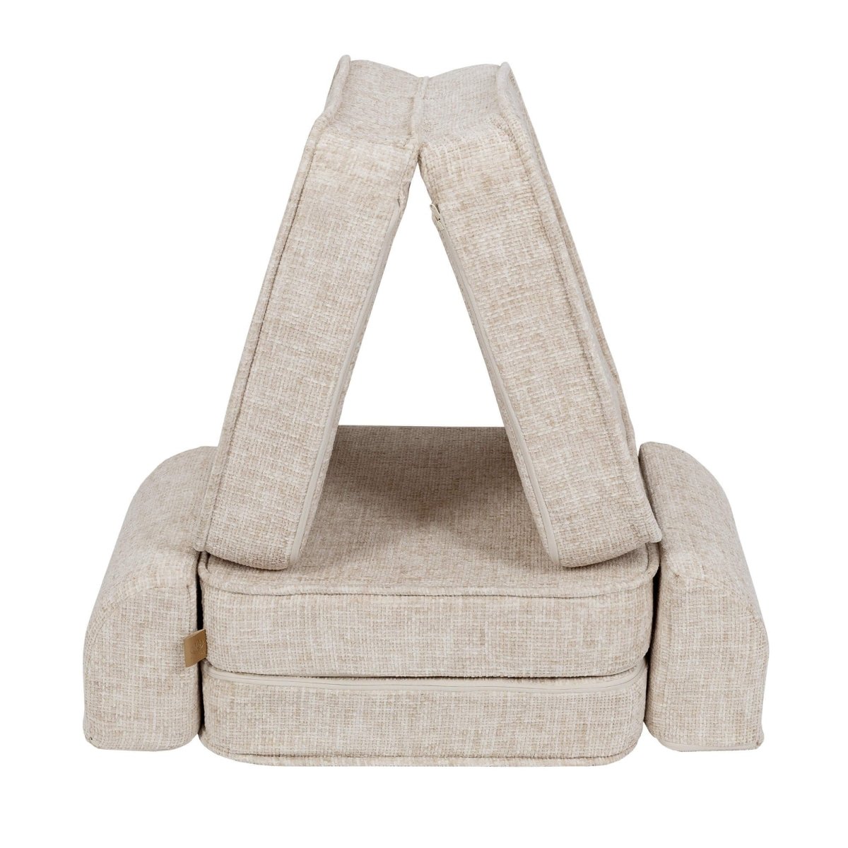 Modular Kids Play Sofa, Small - Tangle Fabric (Marshmallow Beige) - Tiny Tugz™