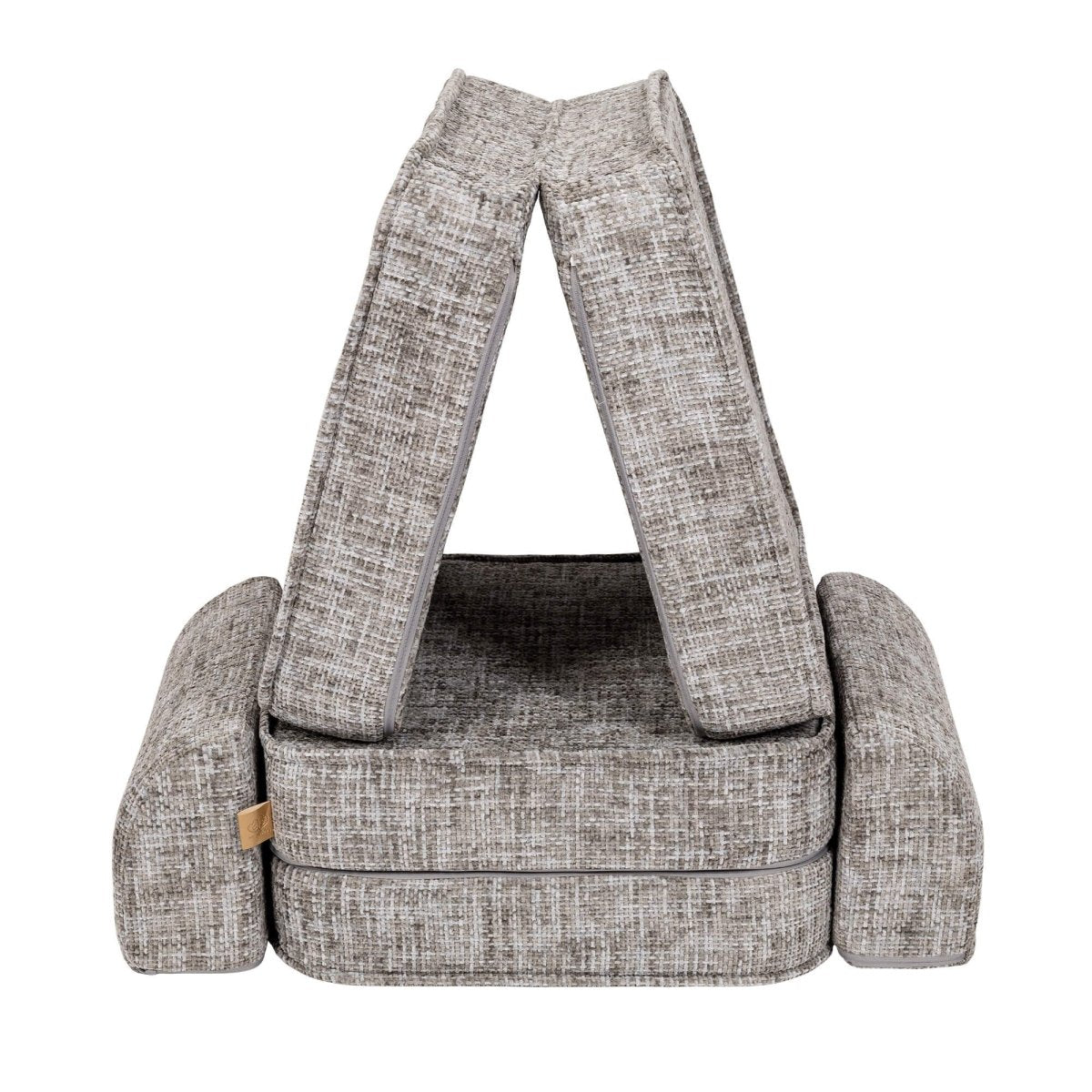 Modular Kids Play Sofa, Small - Tangle Fabric (Moon Grey) - Tiny Tugz™