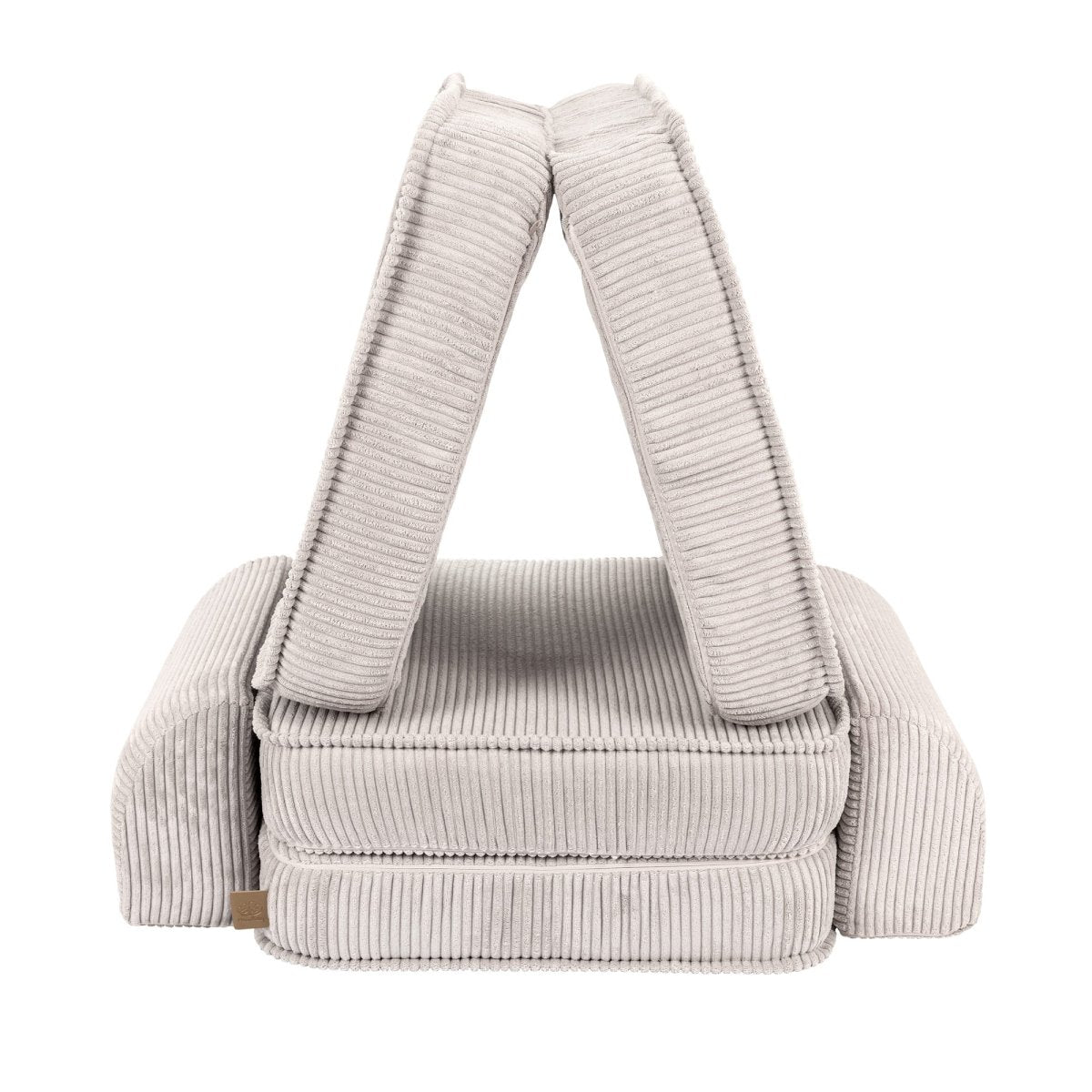 Modular Kids Play Sofa, Small - Velvet Corduroy (Ecru) - Tiny Tugz™